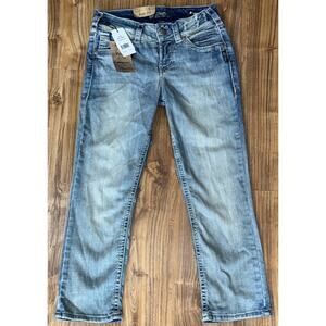 New Silver Jeans‎ Suki Super Stretch Mid Rise Capri Light Wash Women’s 26 NWT